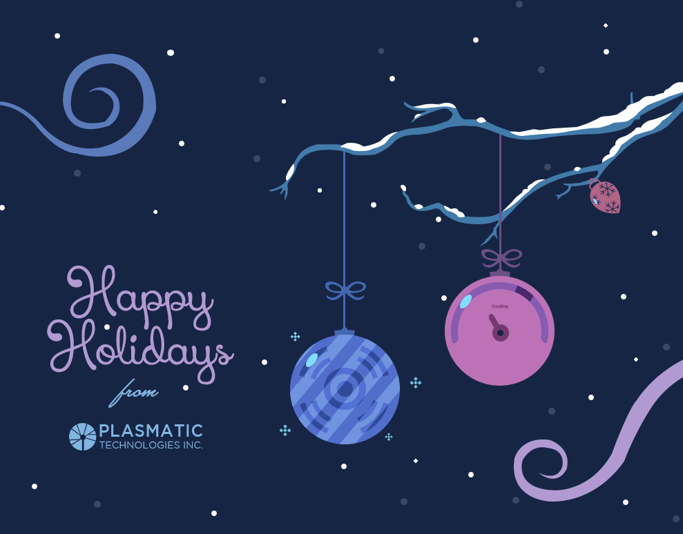 Plasmatic Happy Holidays Card