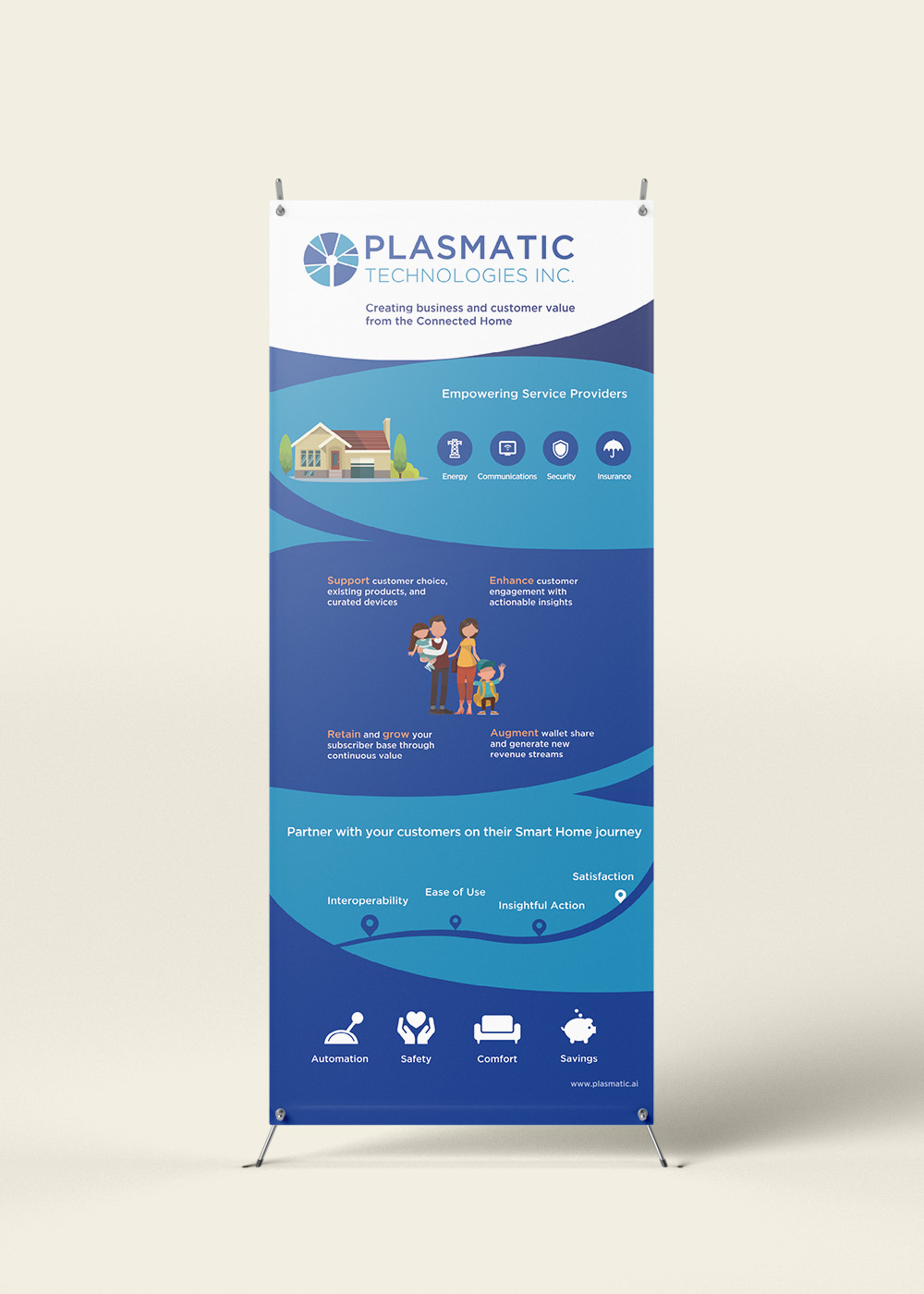 Plasmatic Standing Banner