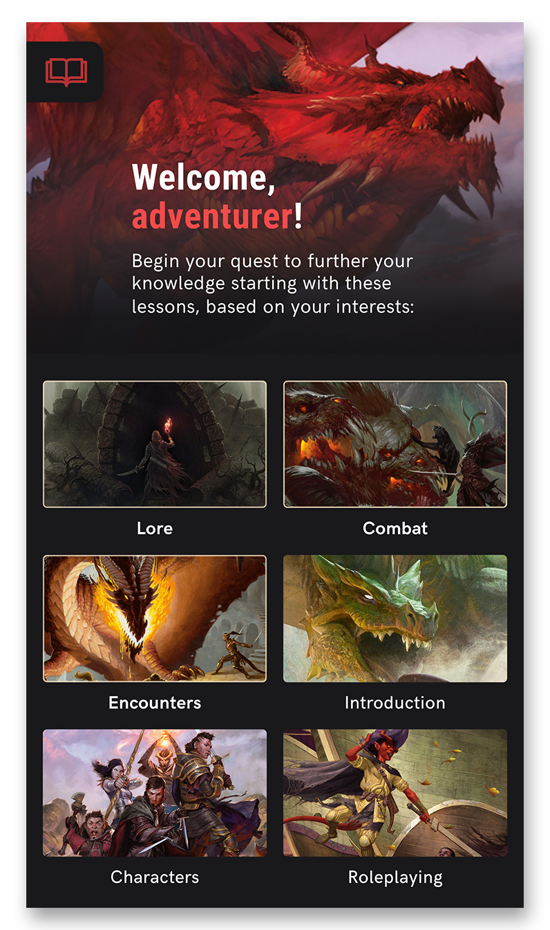 Dungeons&Dragons Prototype Screens