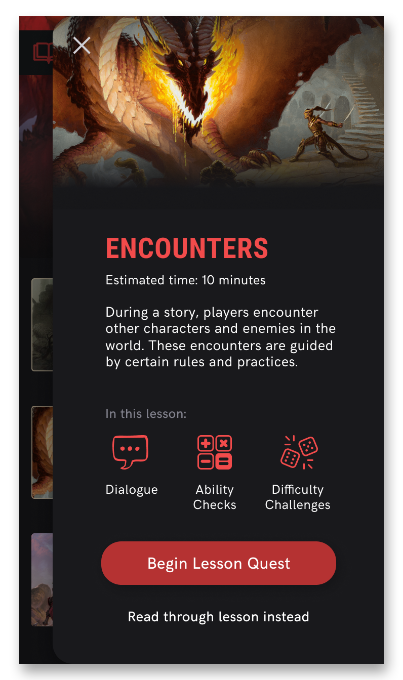 Third iteration of my Encounter screen redesign